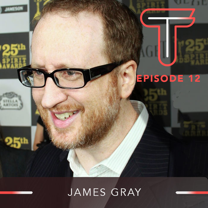 Headshot of James Gray with the Titans as Teens logo and text "episode 12"